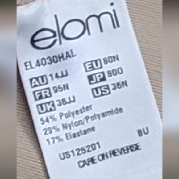 ELOMI Cate Underwire Full Cup Banded Bra [36 N] - Picture 13 of 13